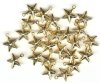 25 13x11mm Hollow Gold Plated Star Pendants